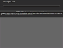 Tablet Screenshot of interoptik.com
